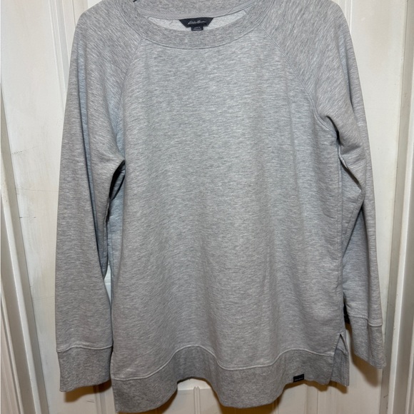 Eddie Bauer Light Gray Sweatshirt - Picture 1 of 4